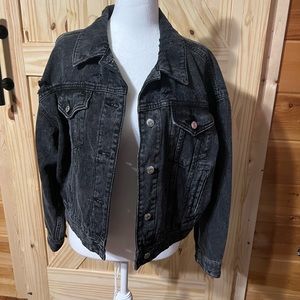 NWT Wild Fable Black Jean Jacket Size M